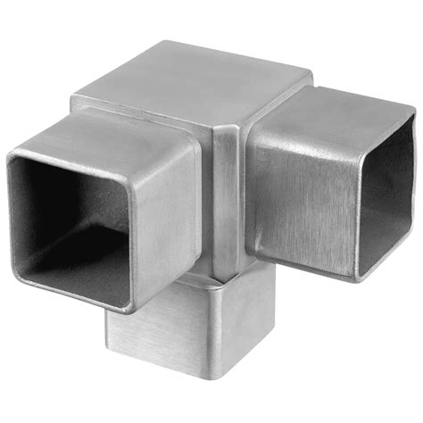 stainless steel box section connectors|square tube box connectors.